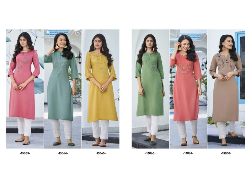 Kalaroop Kajree Fashion Vision Vol 2 Silk Fancy Party Wear Kurtis