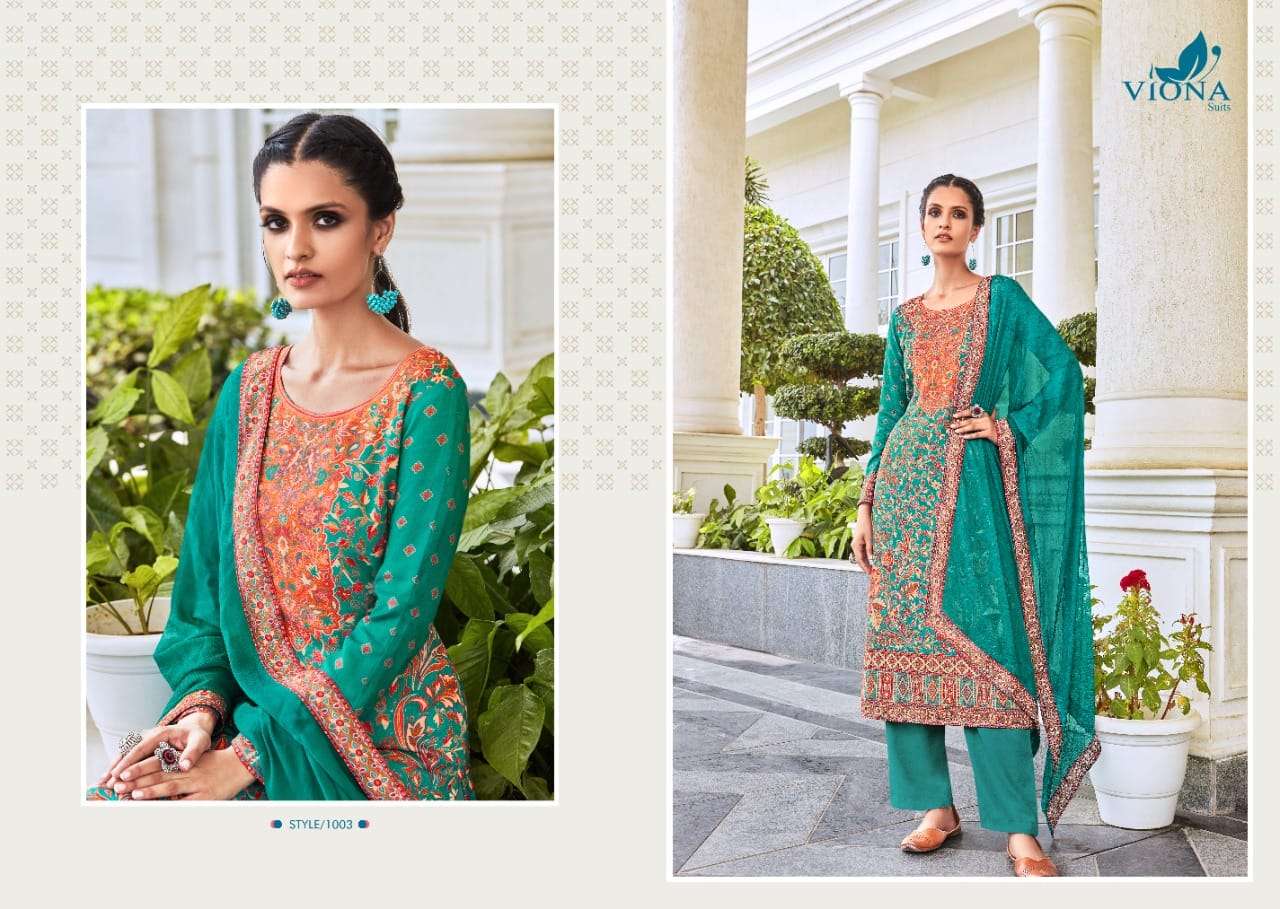 Viona Anaya Pashmina Pure Woollen With Digital Print Salwar Suit