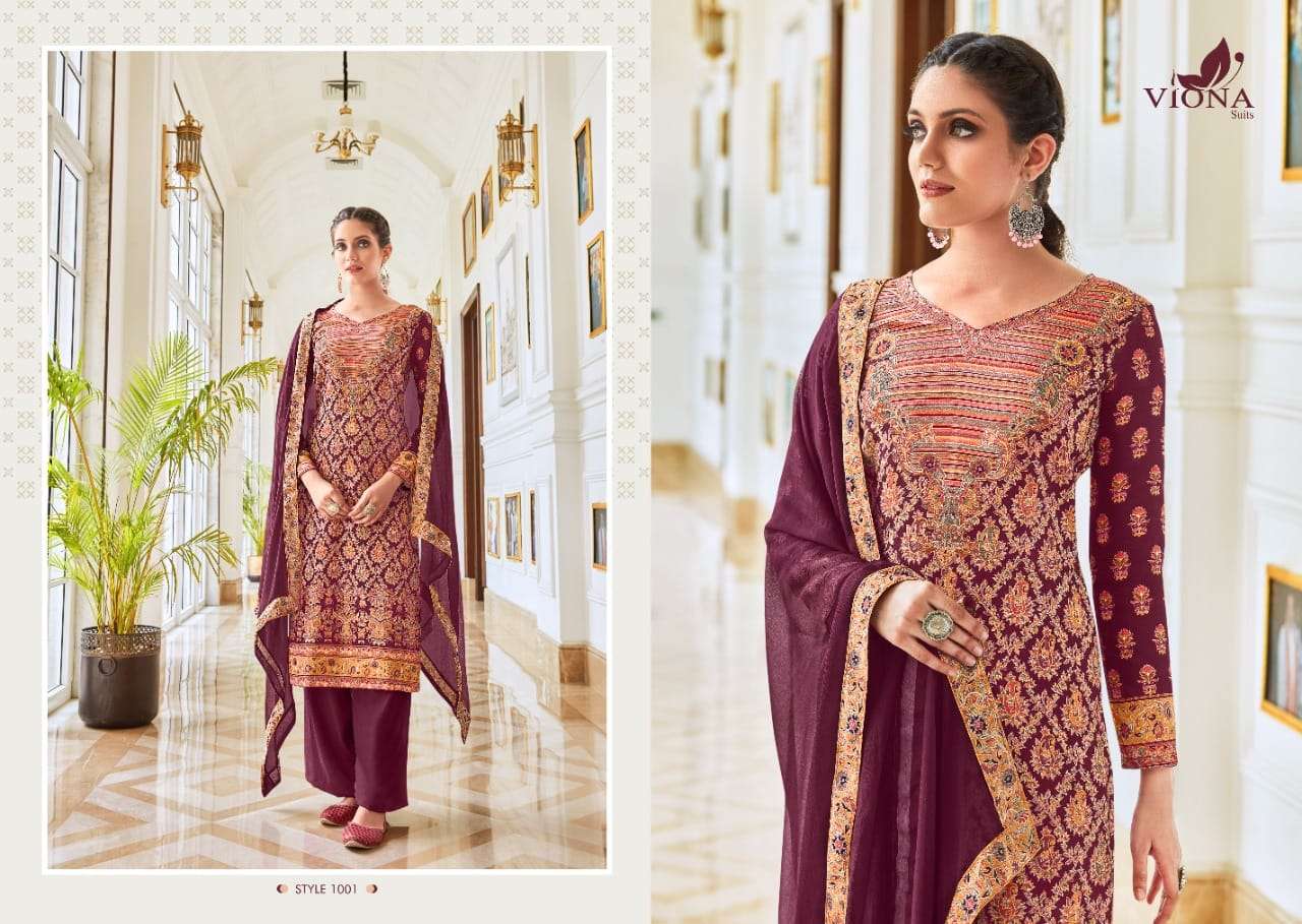 Viona Anaya Pashmina Pure Woollen With Digital Print Salwar Suit