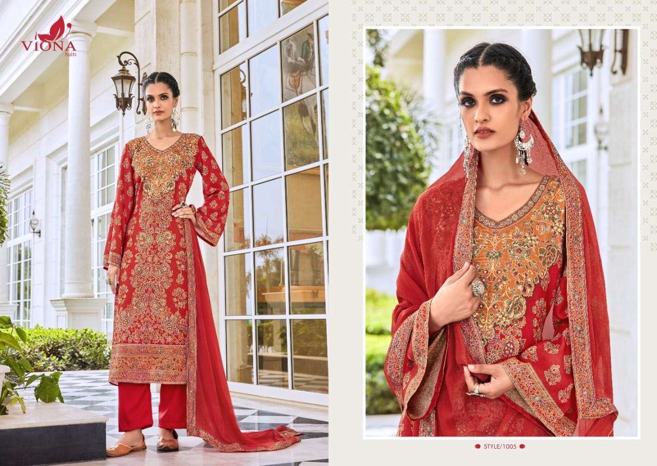 Viona Anaya Pashmina Pure Woollen With Digital Print Salwar Suit