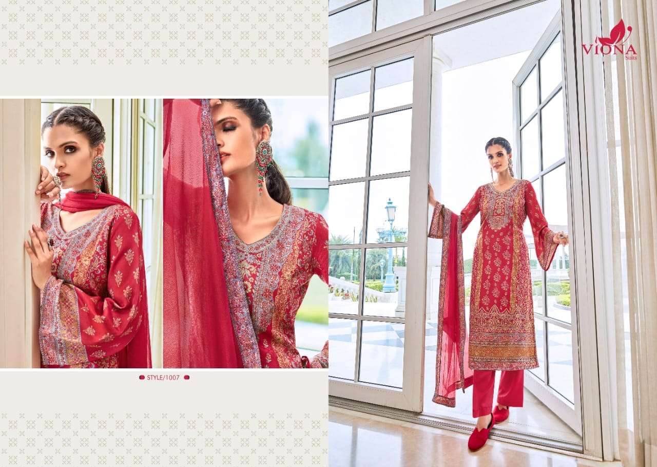 Viona Anaya Pashmina Pure Woollen With Digital Print Salwar Suit