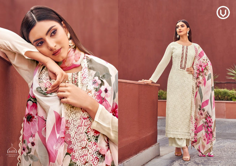 Vivek Fashion World Vol 21 Georgette Embroidered Party Wear Salwar Suits