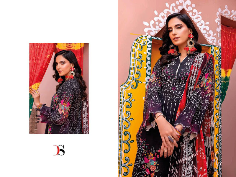 Deepsy Suit Dno 1751 To 1757 Pure Cotton With Embroidery Work Stylish Designer Printed Suits