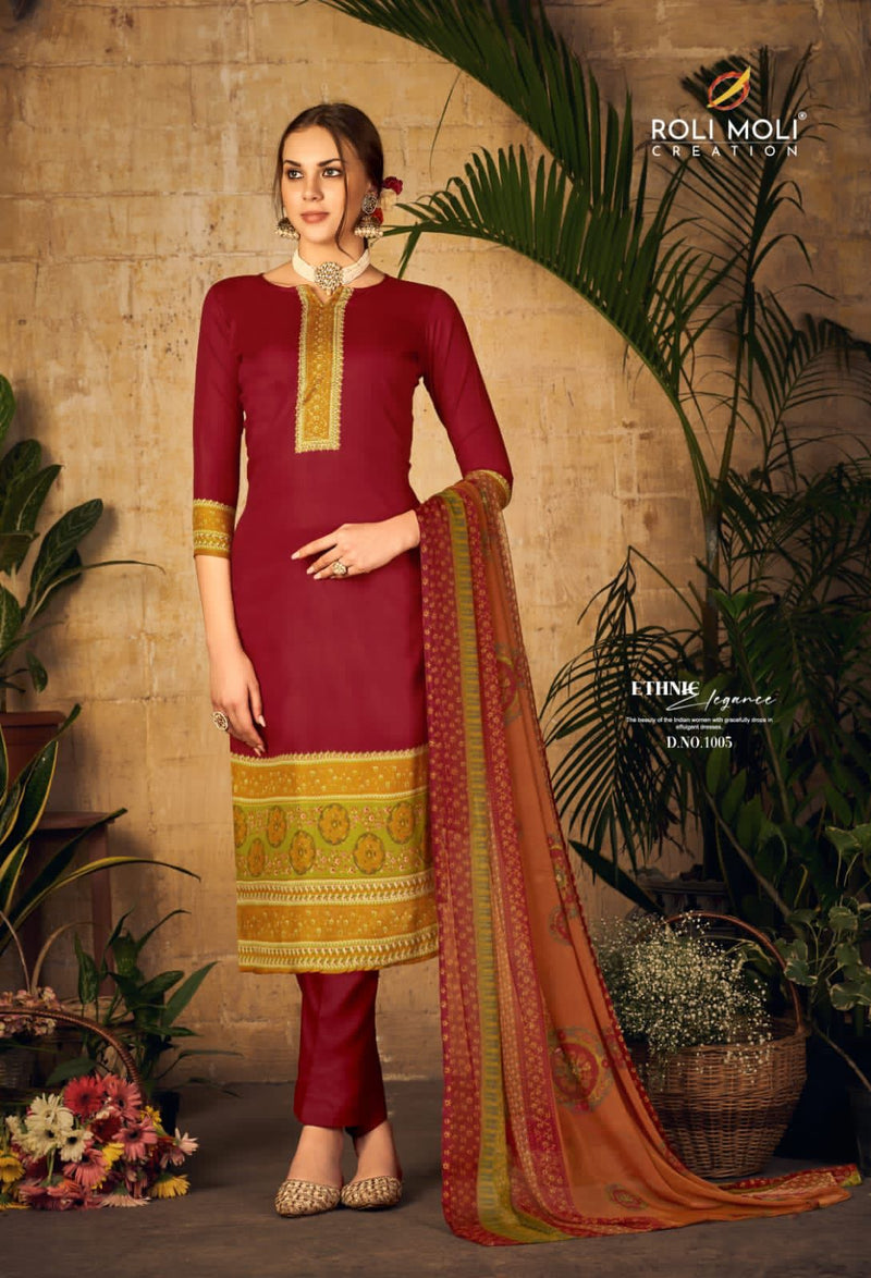 Roli Moli Mallika Heavy Indo Stylish Designer Fancy Party Wear Salwar Suit