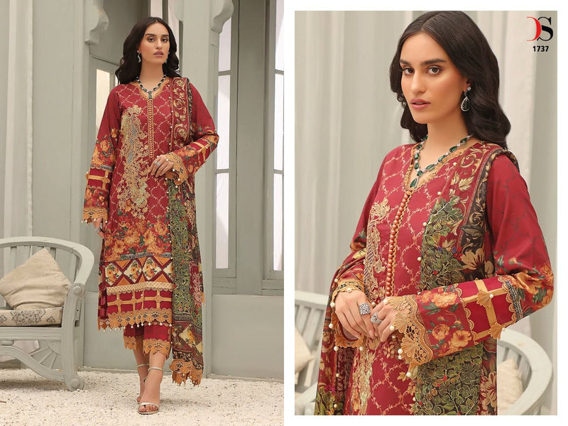 Deepsy Suit Firouds Queens Cotton With Embroidery Work Stylish Designer Party Wear Salwar Kameez