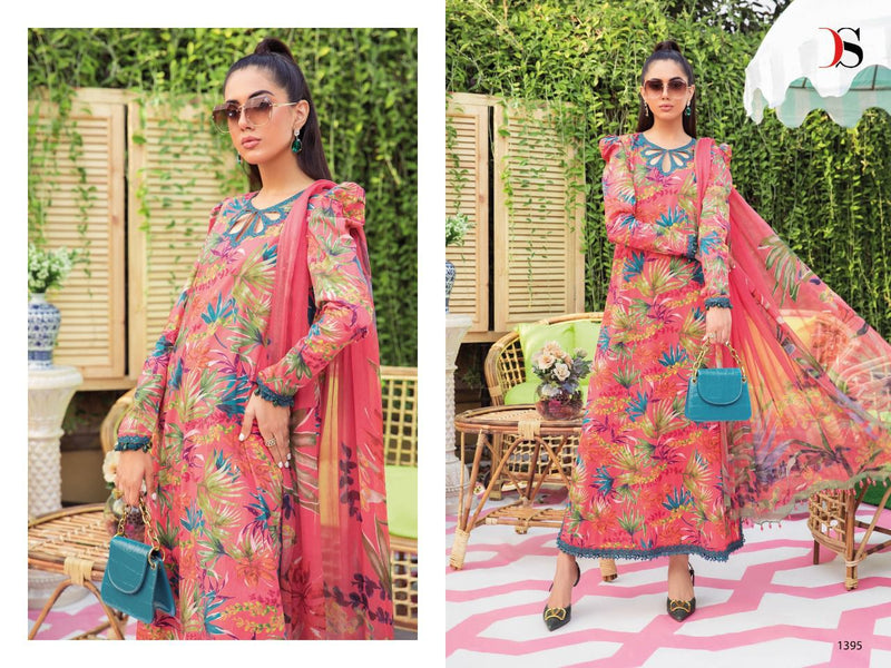 Deepsy Suit Mariab Mprint 22-2 Dno 1395 Cotton Stylish Designer Casual Wear Salwar Suit