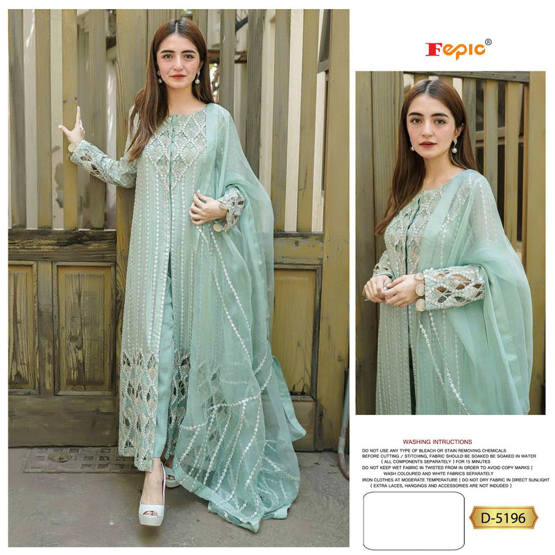 Fepic Rosemeen Dno D 5196 Faux Georgette Stylish Designer Party Wear Salwar Kameez