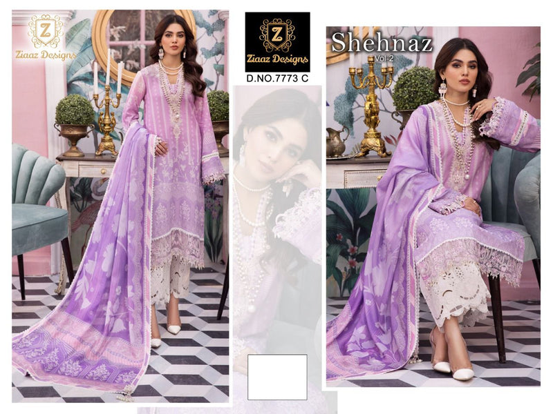 Ziaaz Designs Shehnaz Vol 2 Cotton Printed Stylish Designer Wear Salwar Kmaeez