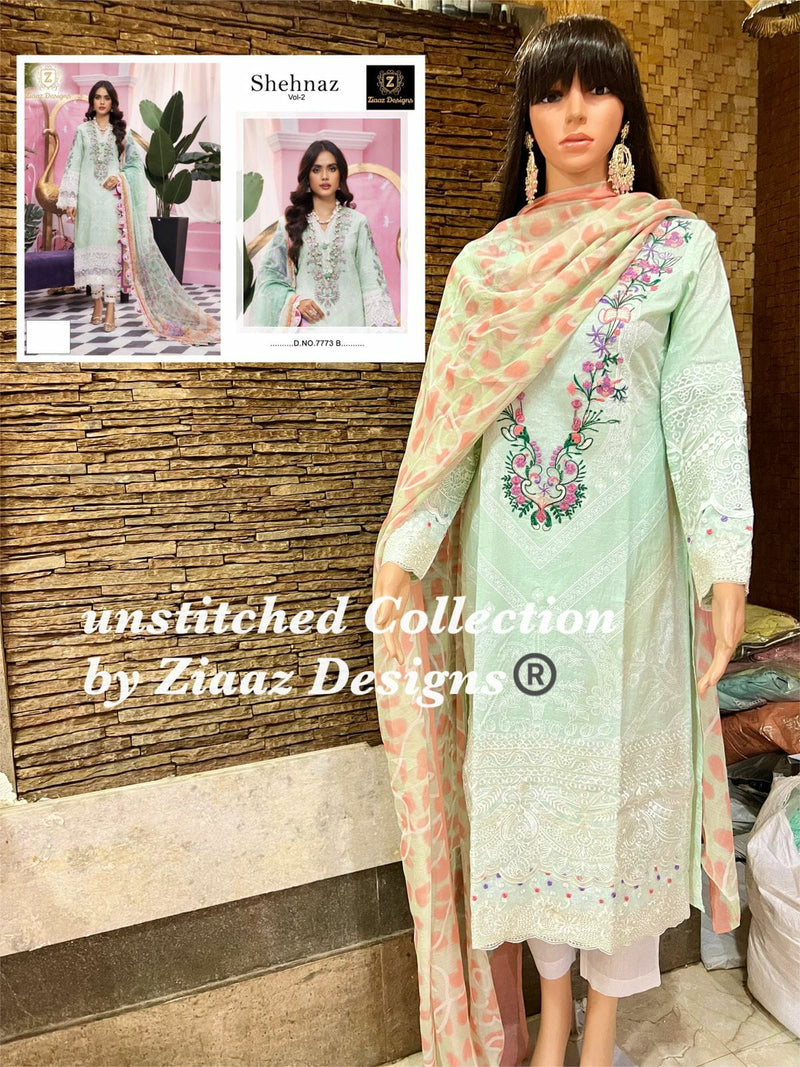 Ziaaz Designs Shehnaz Vol 2 Cotton Printed Stylish Designer Wear Salwar Kmaeez