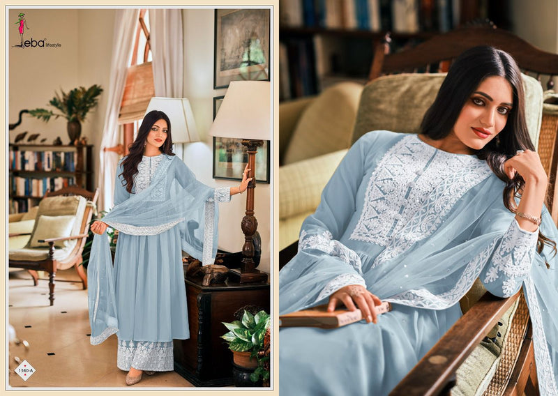 Eba Lifestyle Dil Noor Georgette With Embroidery Work Stylish Designer Wear Kurti