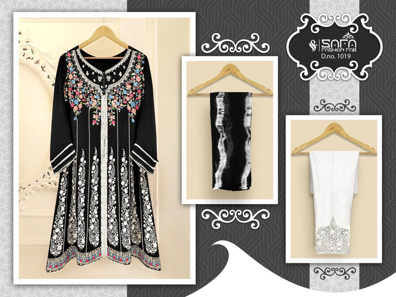 Safa Fashion Dno 1019 Georgette With Embroidery Stylish Designer Wear Pakistani Style Kurti