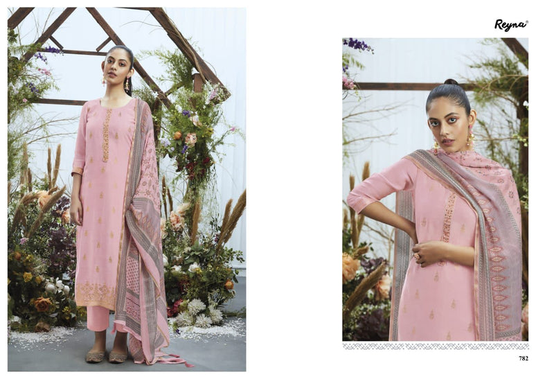 Reyna Maia Cotton Jaquard With Hand Work Stylish Designer Wear Salwar Suit