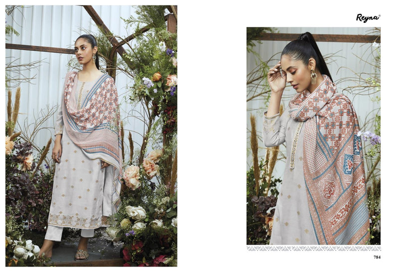 Reyna Maia Cotton Jaquard With Hand Work Stylish Designer Wear Salwar Suit