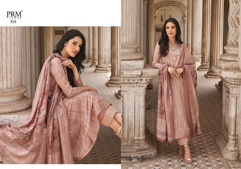 PRM  Trendz Rosemeen Cotton With Embroidered Stylish Designer Printed Wear Salwar Suit