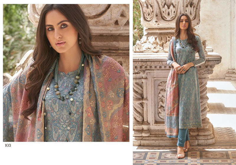 PRM  Trendz Rosemeen Cotton With Embroidered Stylish Designer Printed Wear Salwar Suit