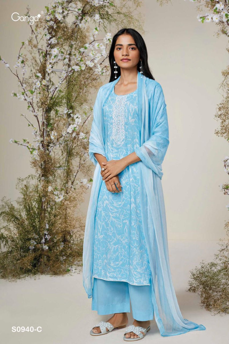 Silas Ganga Dno S0940 Cotton Stylish Designer Casual Wear Salwar Suit