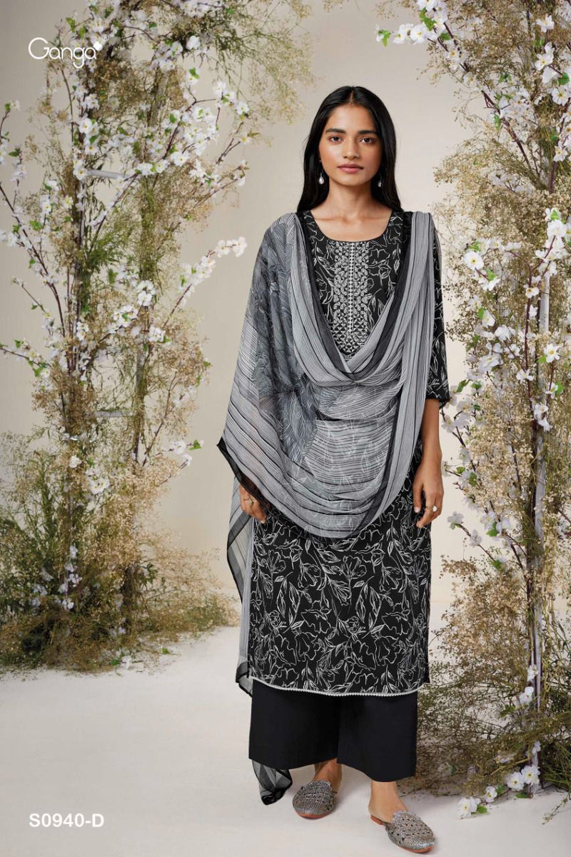 Silas Ganga Dno S0940 Cotton Stylish Designer Casual Wear Salwar Suit