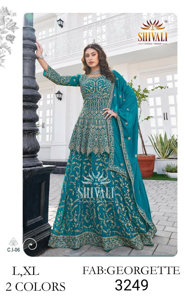 Shivali Dno C I 06 Georgette With Heavy Hand Work Stylish Designer Party Wear Kurti