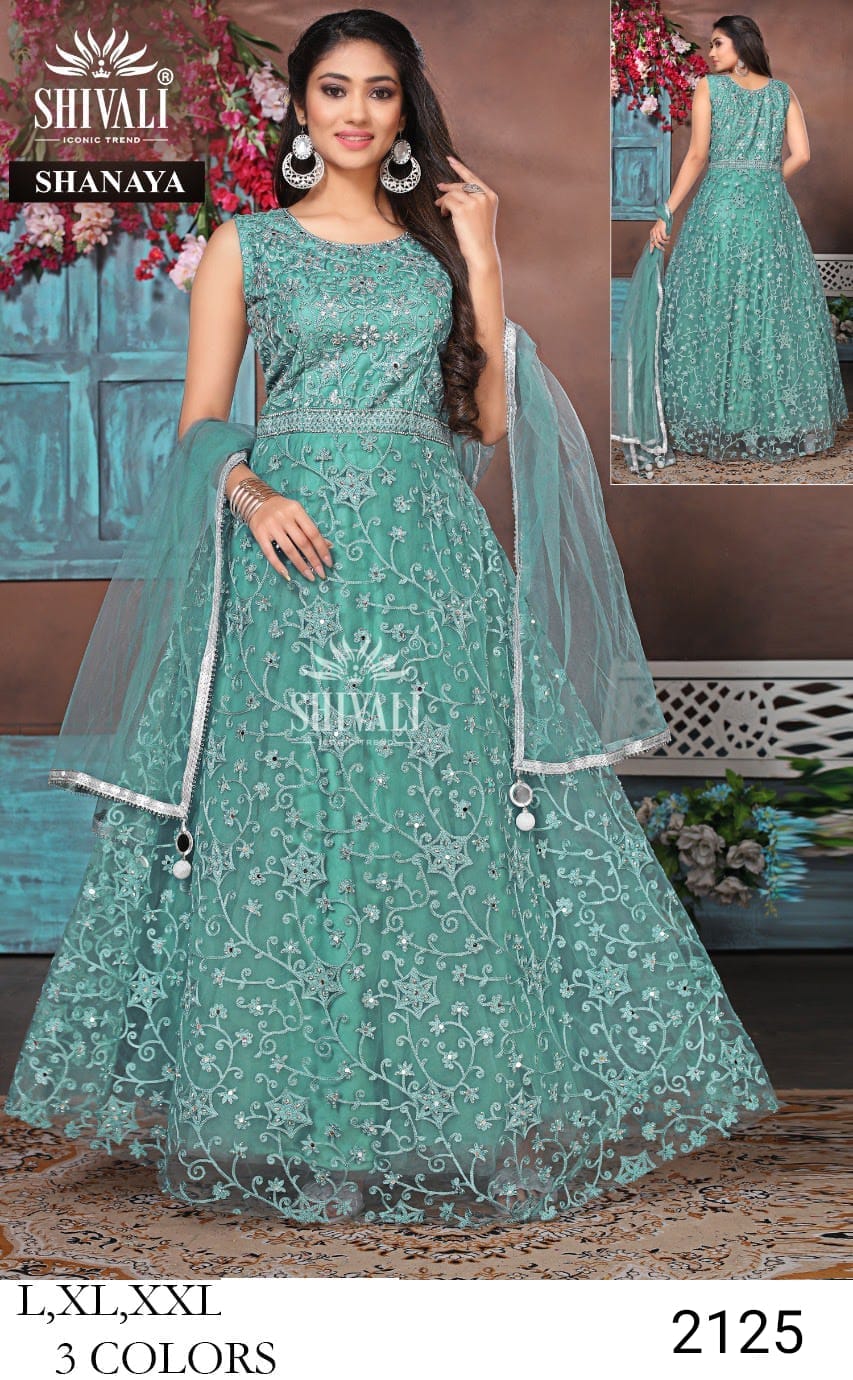 Shivali Shanaya Fancy With Heavy Work Stylish Designer Party Wear Long Gown