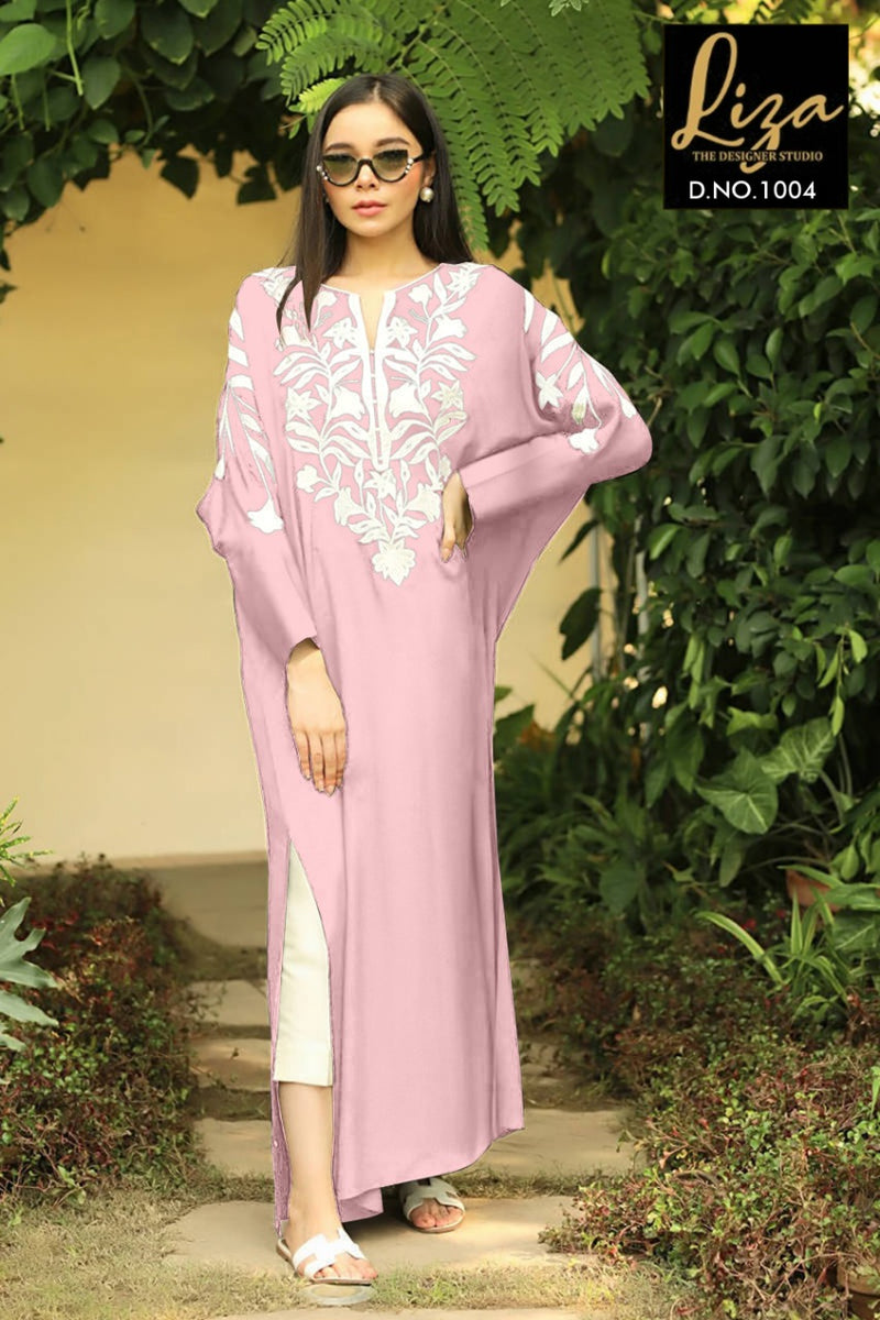 Liza Dno 1004 Georgette With Embroidered Stylish Designer Pakistani Style Kurti