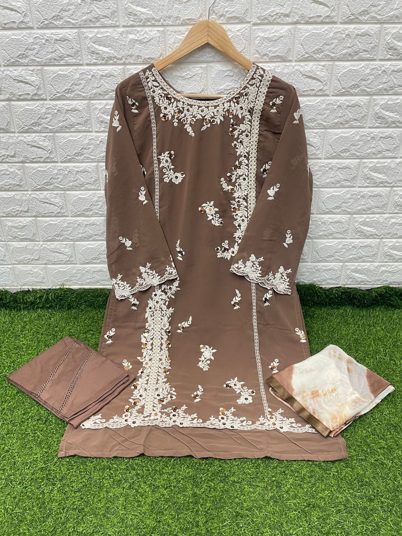 Laxuria Trendz Dno 1195 Fox Georgette Stylish Designer Party Wear Pakistani Style Pret Kurti