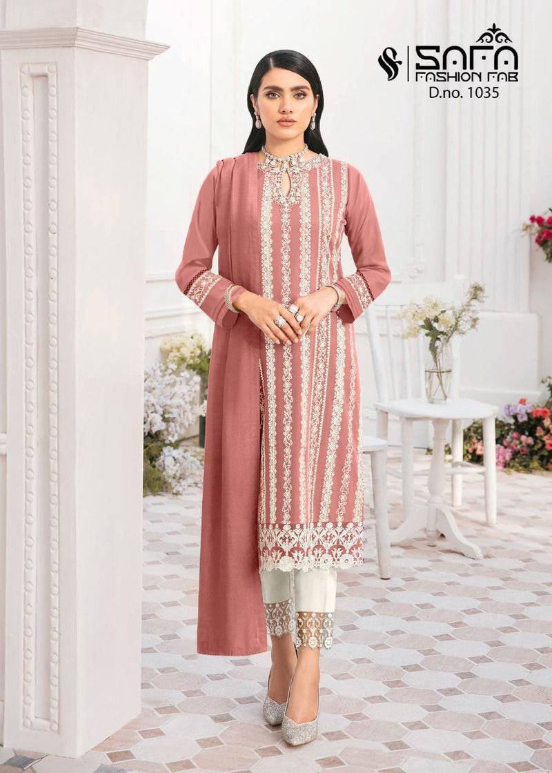 Safa Fashion Dno 1035 Georgette With Embroidery Work Stylish Designer Party Wear Kurti