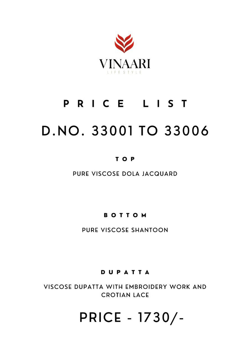 Vinaari Dno 33002 Pure Viscose With Heavy Hand Work Stylish Designer Party Wear Fancy Kurti