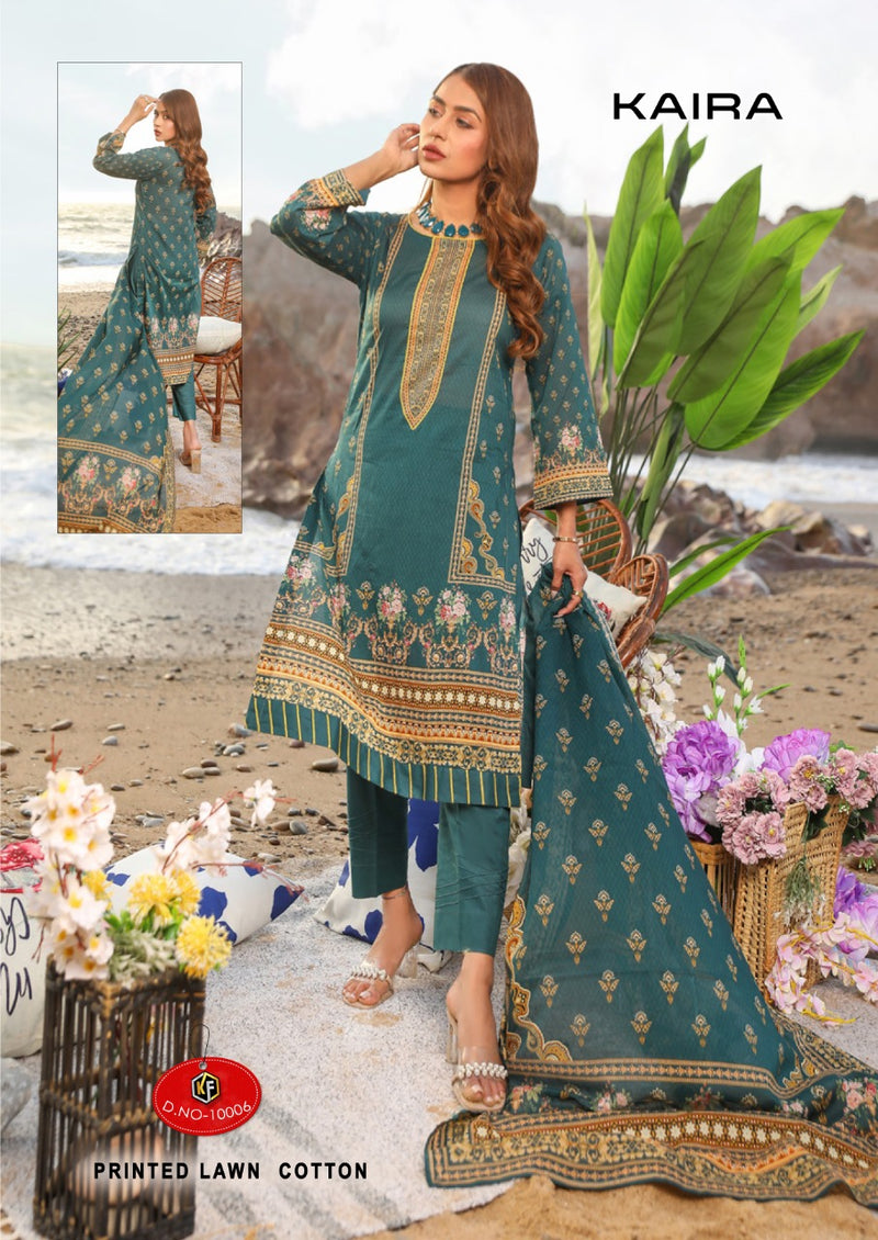 Keval Fab Kaira Vol 12 Pure Lawn Stylish Designer Party Wear Salwar Suit