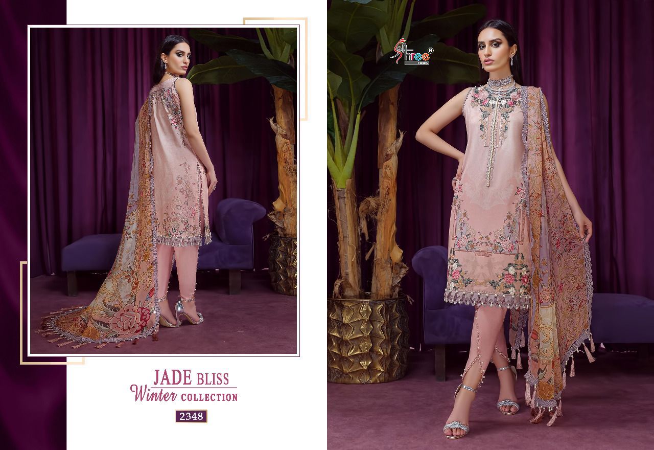 Shree Fabs Jade Bliss Winter Collection Pashmina With Embroidery Work Salwar Kameez