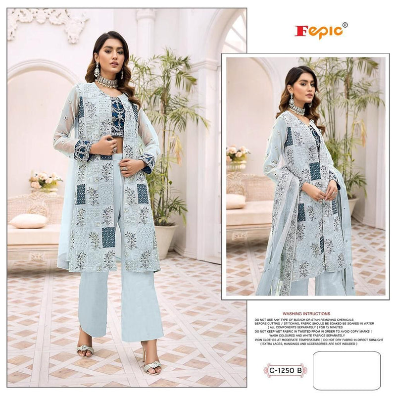 Fepic Rosemeen Net With Heavy Embroidery Work Stylish Designer Party Wear Salwar Kameez