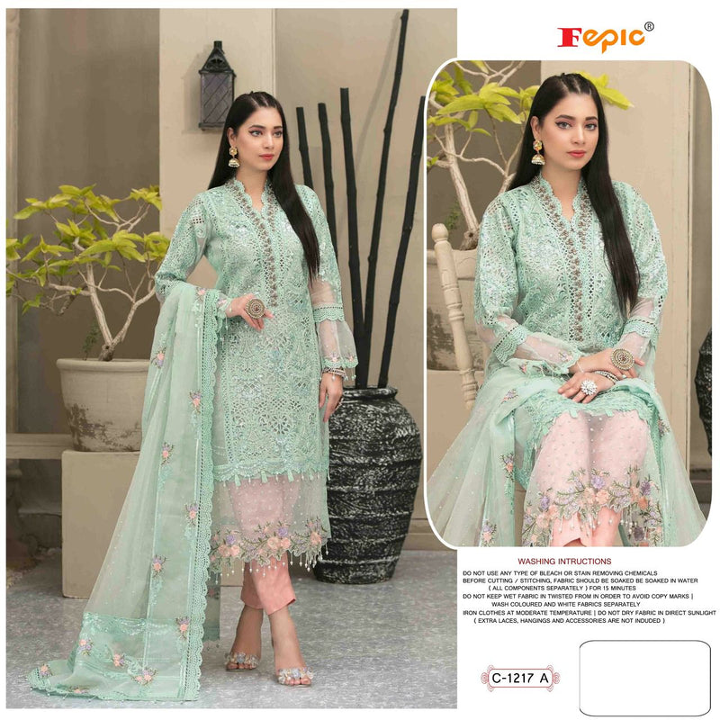 Fepic Rosemeen Dno 1217 A Butterfly Net With Heavy Embroidery Work Stylish Designer Pakistani Fancy Salwar Kameez