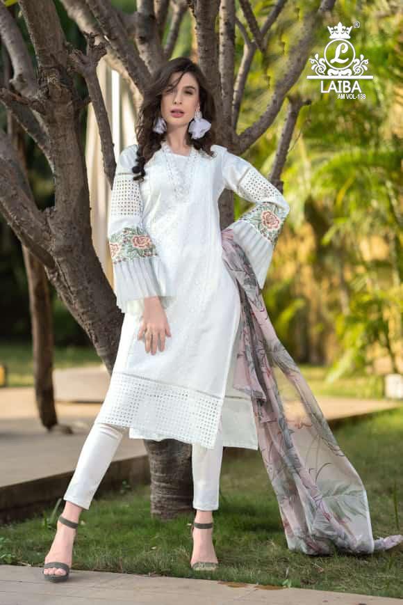 Laiba Dno Am Vol 138 Georgette With Heavy Beautiful Work Stylish Designer Party Wear Kurti