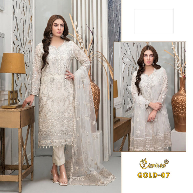 Cosmos Dno 07 Georgette With Beautiful Work Stylish Designer Attractive Look Salwar Kameez