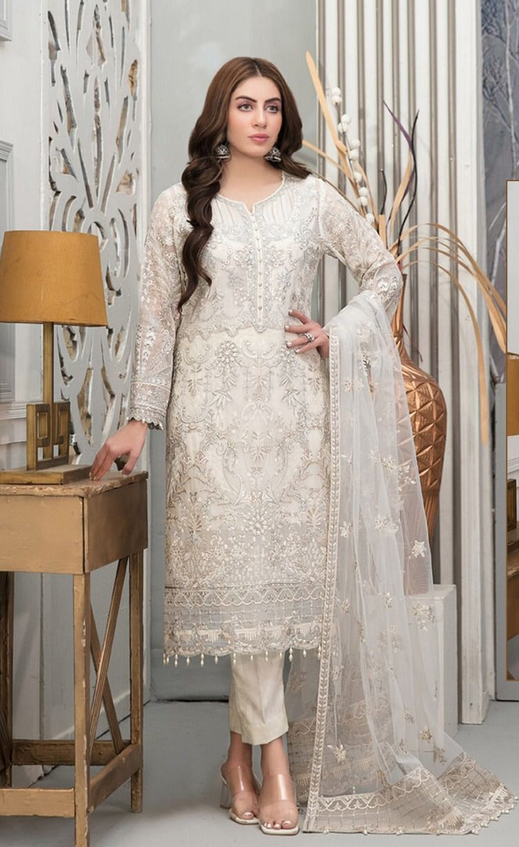 Cosmos Dno 07 Georgette With Beautiful Work Stylish Designer Attractive Look Salwar Kameez