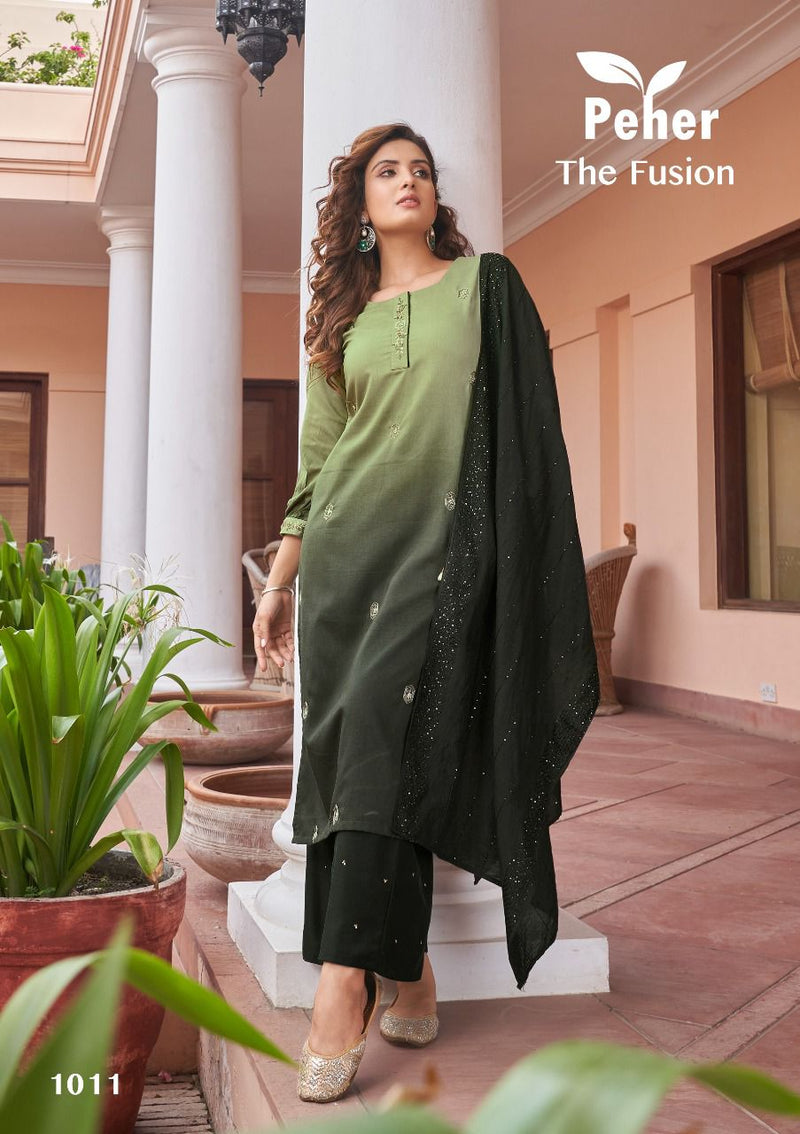 Paher Dno 1006 To 1011 Rayon With Fancy Work Stylish Designer Casual Wear Kurti