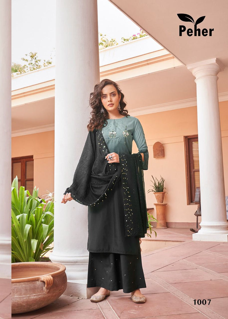 Paher Dno 1006 To 1011 Rayon With Fancy Work Stylish Designer Casual Wear Kurti