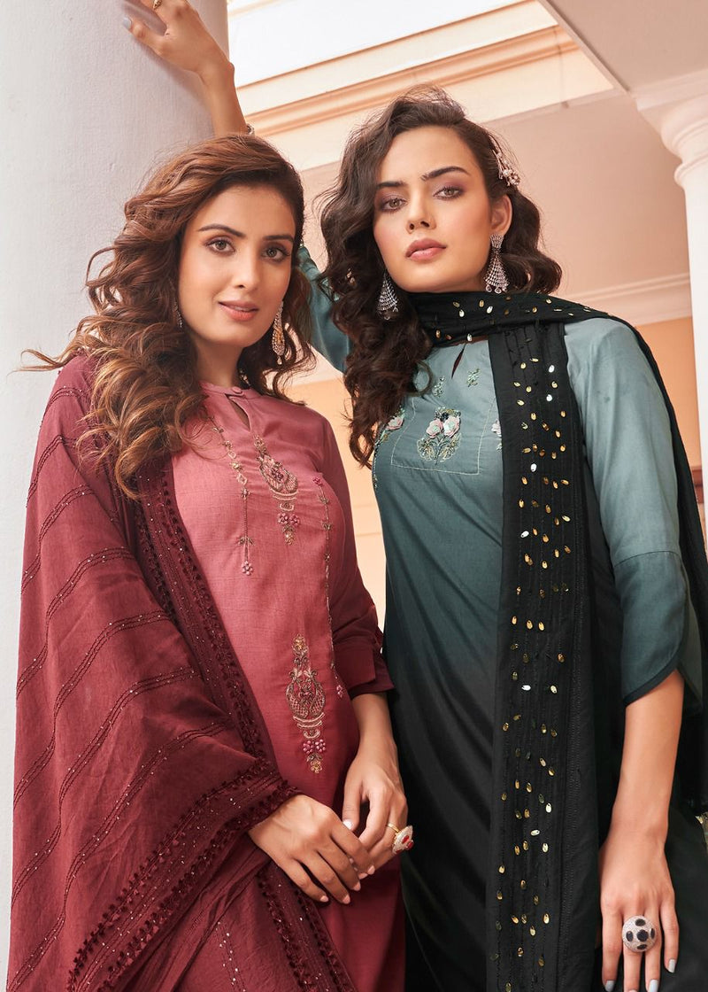 Paher Dno 1006 To 1011 Rayon With Fancy Work Stylish Designer Casual Wear Kurti