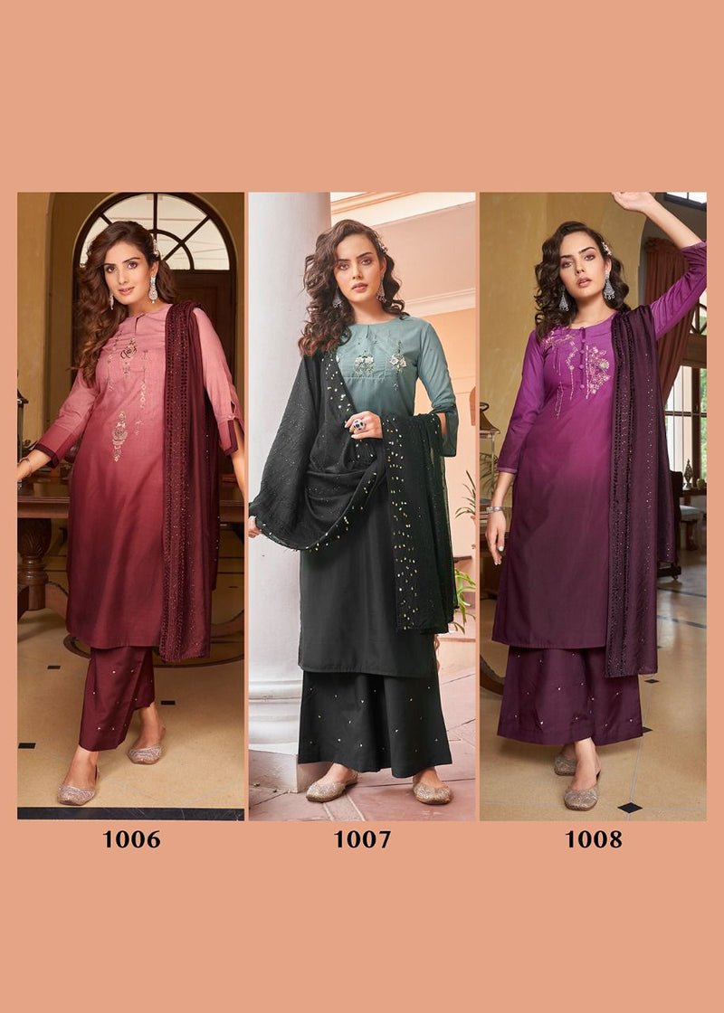 Paher Dno 1006 To 1011 Rayon With Fancy Work Stylish Designer Casual Wear Kurti