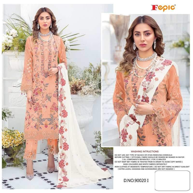 Fepic Suit Rosemeen 90020 I Georgette With Heavy Embroidery Work Stylish Designer Salwar Kameez