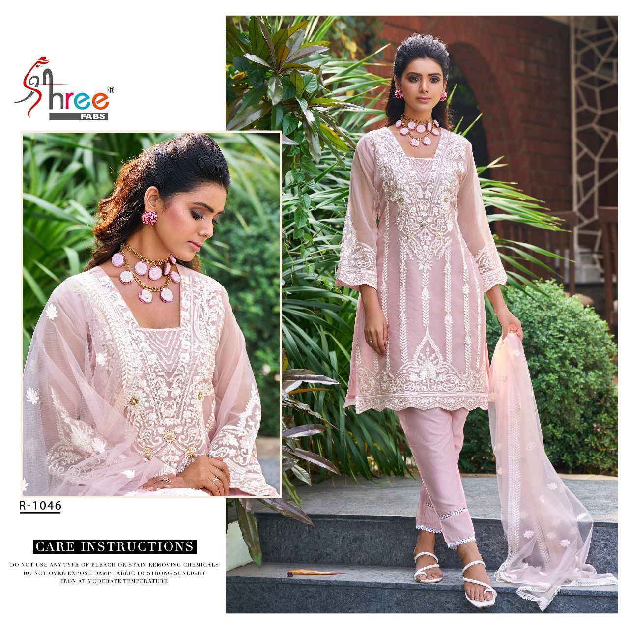 Shree Fabs SR 1046 Organza With Beautiful Heavy Embroidery Work Stylish Designer Party Wear Kurti