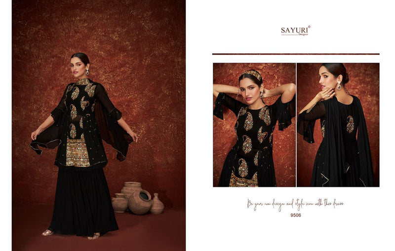 Sayuri Designer Daisy Georgette With Heavy Beautiful Work Stylish Designer Festive Wear Fancy Salwar Kameez