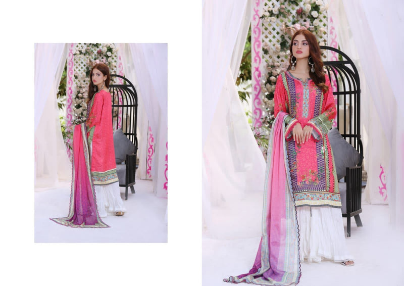 Regalia Ravishing Charmeuse Silk With Beautiful Work Stylish Designer Casual Look Salwar Kameez