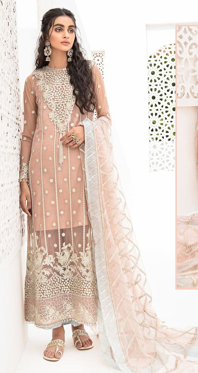 Fepic Rosemeen C 1031 Organza With Heavy Embroidery Work Stylish Designer Party Wear Salwar Kameez