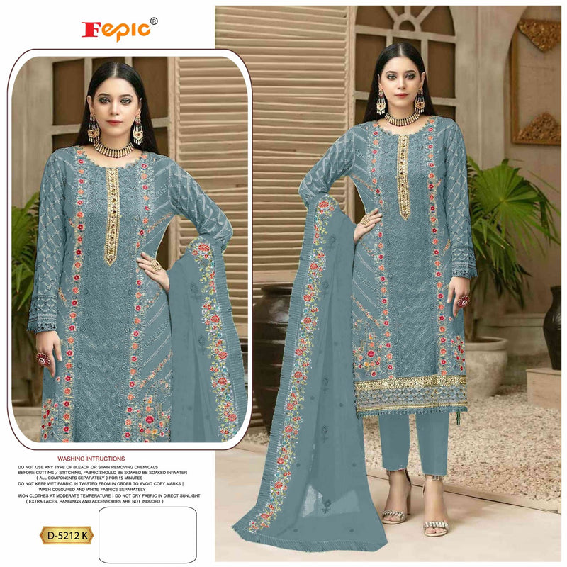 Fepic Rosemeen D 5212 Georgette With Heavy Embroidery work Stylish Designer Party Wear Salwar Kameez