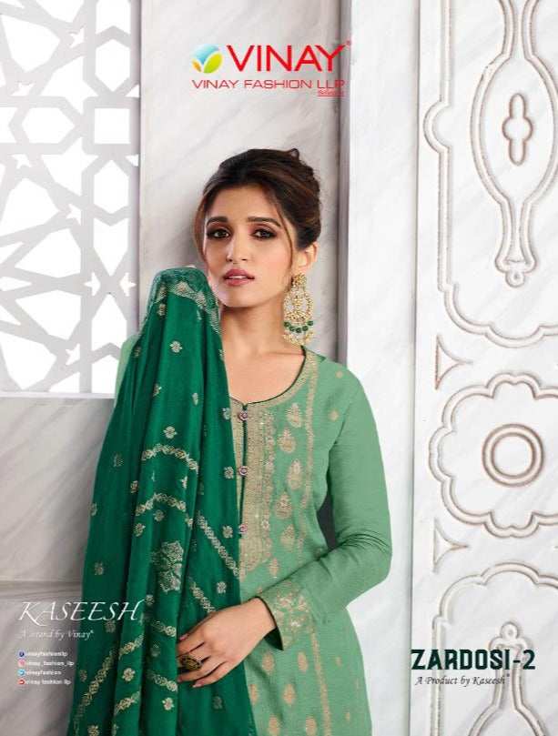 Vinay Fashion Zardosi 2 Jacquard With Beautiful Work Stylish Designer Attractive Look Salwar Kameez