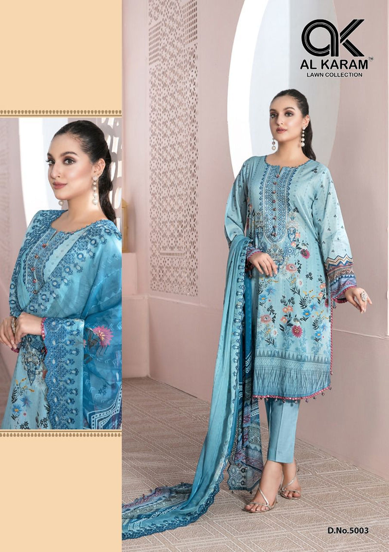 Al karam Vol 05 Pure Cotton With Heavy Embroidery Work Stylish Designer Pakistani Salwar Kameez