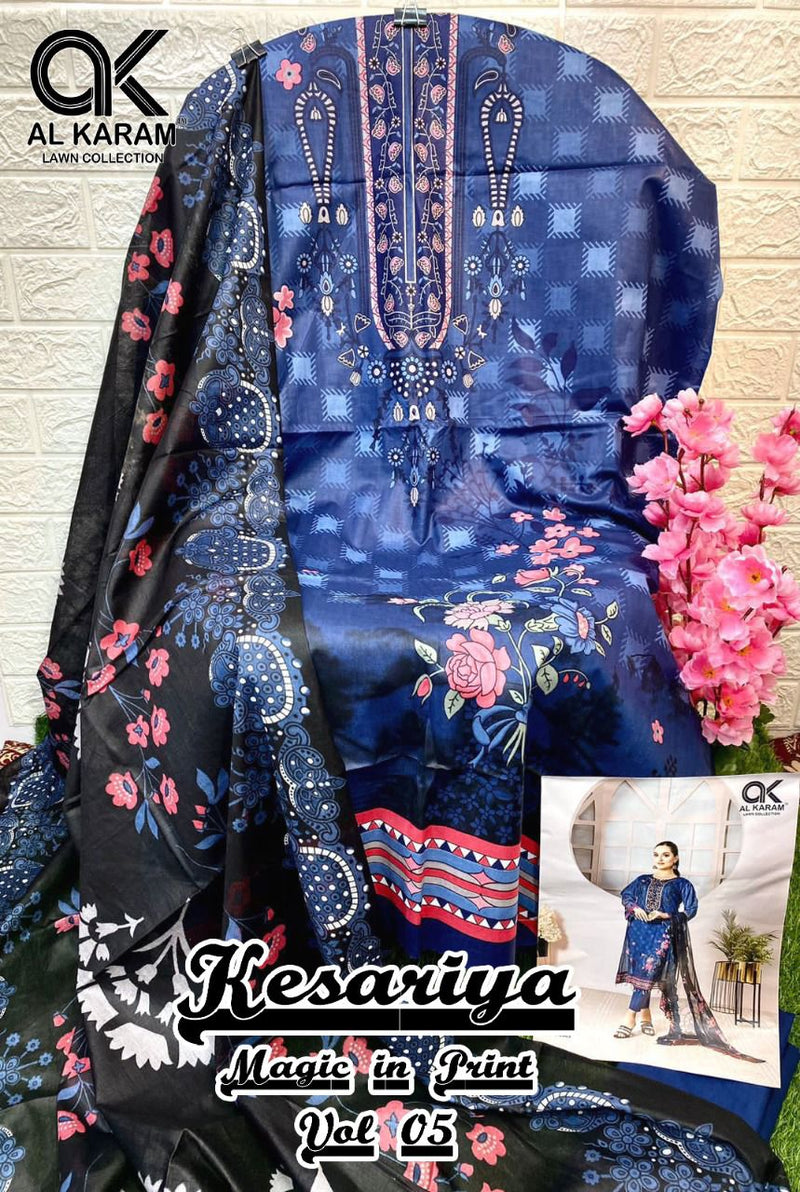 Al karam Vol 05 Pure Cotton With Heavy Embroidery Work Stylish Designer Pakistani Salwar Kameez