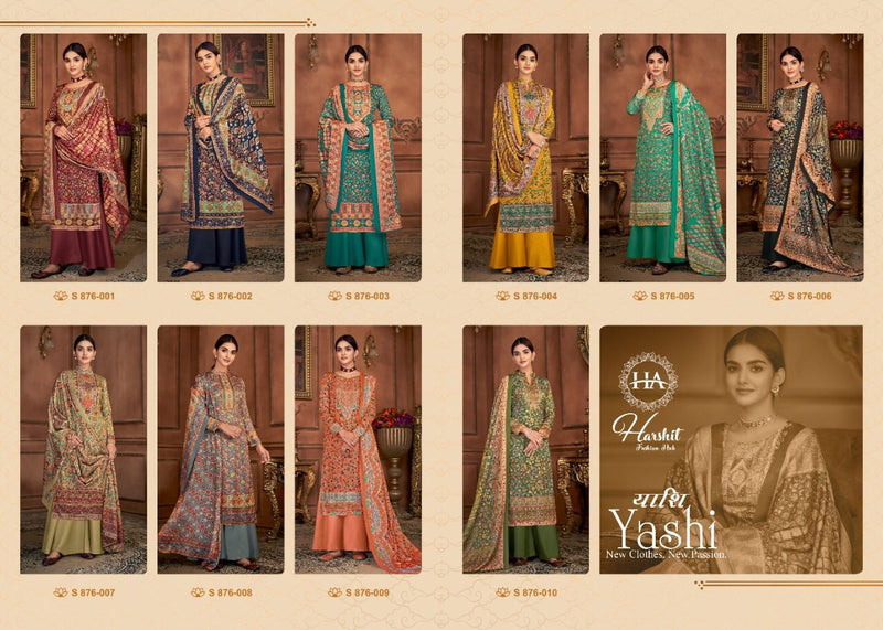 Harshit Fashion Hub Yashi Printed Jam Cotton Party Wear Salwar Suits