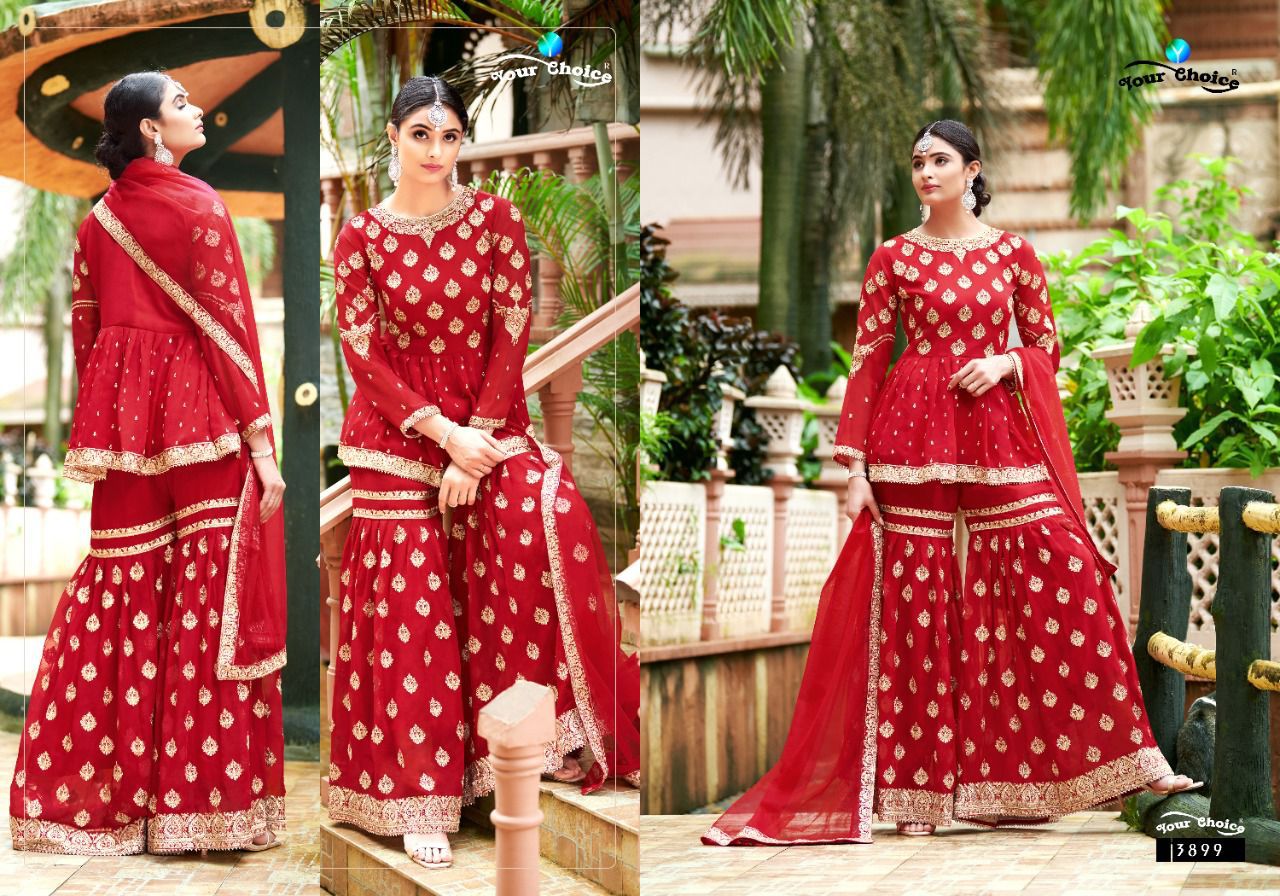 Your Choice Karva Affair Vol 1 Blooming Georgette Stylish Festive Wear Collection