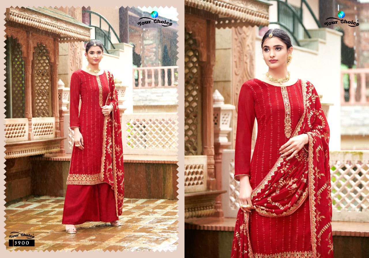 Your Choice Karva Affair Vol 1 Blooming Georgette Stylish Festive Wear Collection